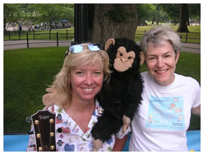Lydia and Kathy Byers in Central Park